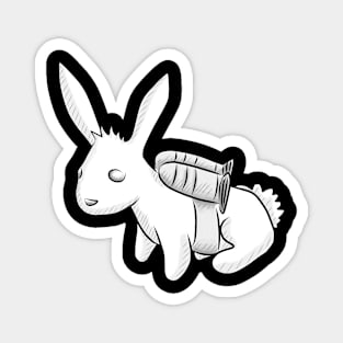 Bunny with Jetpack Magnet