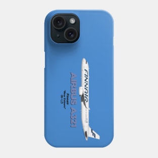 Airbus A321 - Finnair "New Colours" Phone Case