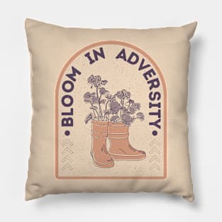 Bloom In Adversity Pillow