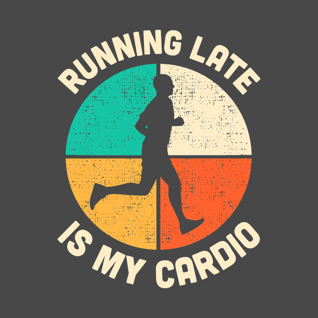 Running Is My Cardio Fitness Gym Workout Mens by TMSTORE