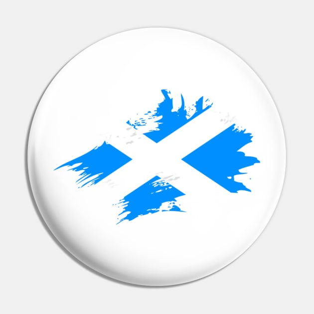 Scottish flag Pin by SunnyOak