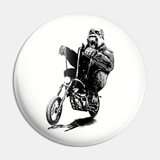 BIG BIKER GORILLA Pin