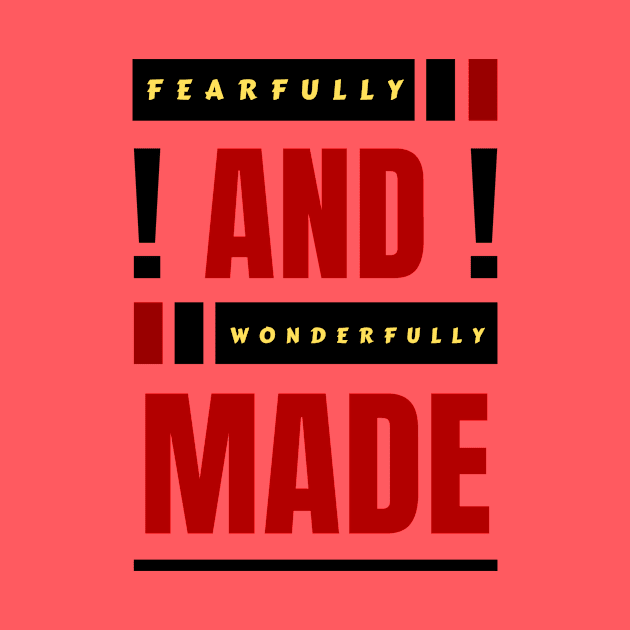 Fearfully And Wonderfully Made | Christian Typography by All Things Gospel