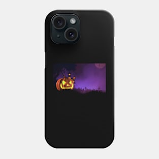 halloween scary evil pumpkin funny pumpkin head Phone Case