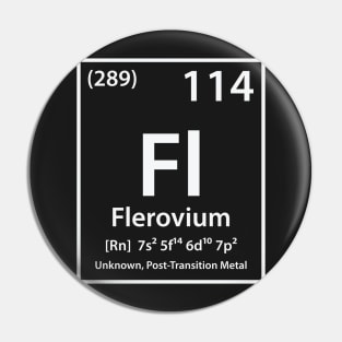 Flerovium Element Pin