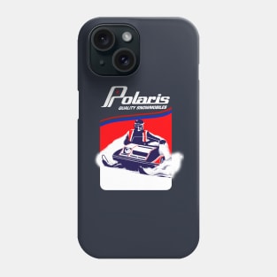 Vintage Snow Mobiles Phone Case