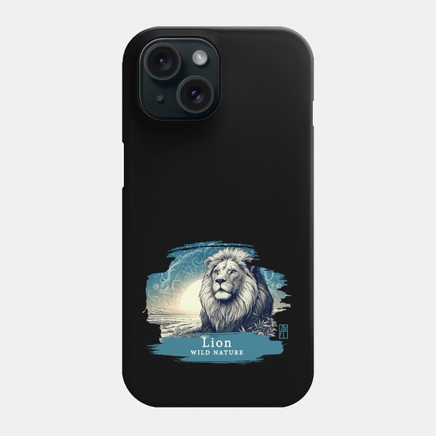 Lion - WILD NATURE - LION -11 Phone Case by ArtProjectShop