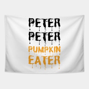 Peter Peter Pumpkin Eater Halloween holiday 2021 cute gift ideas Tapestry