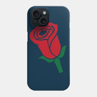 Red Rose Bud Phone Case