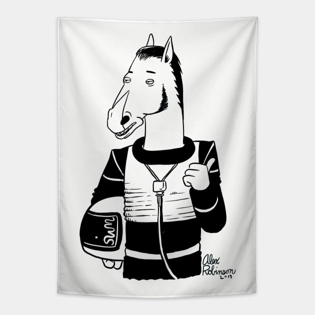 BoShek Horsman B&W Tapestry by Star Wars Minute