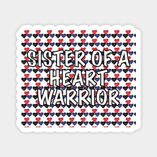 Sister of a Heart Warrior Magnet