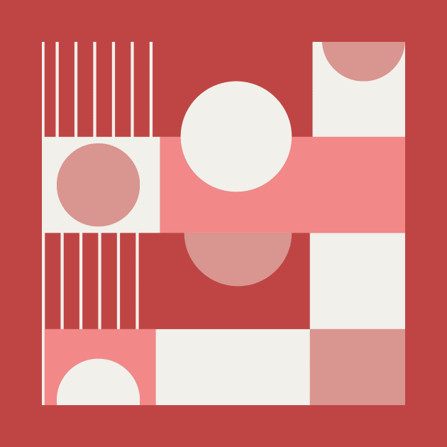 red white and beige pattern by stupidpotato1