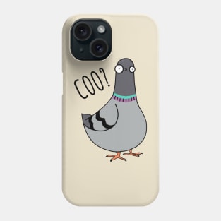 Coo? Cute Cartoon Pigeon Phone Case