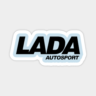 Lada Autosport logo (black) Magnet