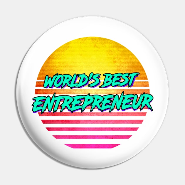 World's Best entrepreneur Gift Pin by GWENT