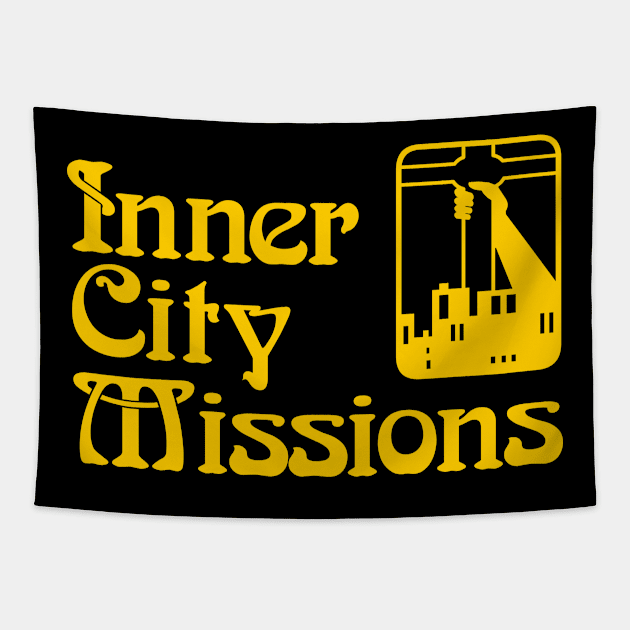 Inner City Missions as worn by kurt cobain Tapestry by VizRad