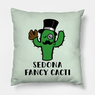 Sedona Fancy Cacti - Minorest League Baseball Pillow