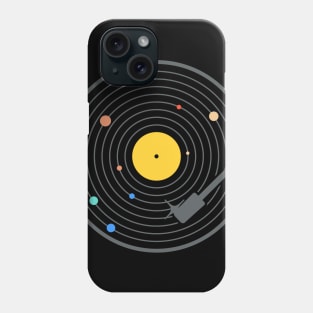 This Vinyl Record Solar System (Space Music) Phone Case