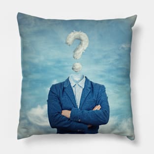 the invisible businessman Pillow