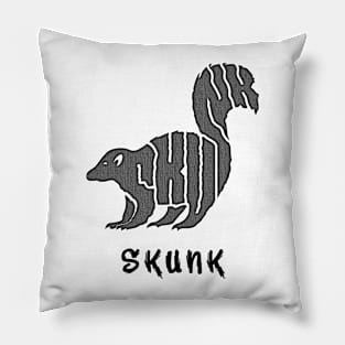 SHUNK Logo Font Pillow