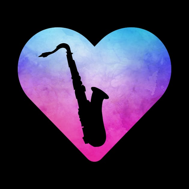 Tenor Sax Gifts for Girls by JKFDesigns