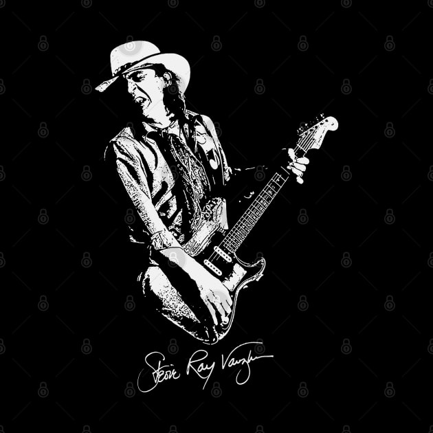 Stevie Ray Vaughan <> Graphic Design by RajaSukses