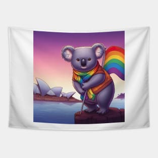 Gay Pride Koala Bear (Sydney, Australia) Tapestry