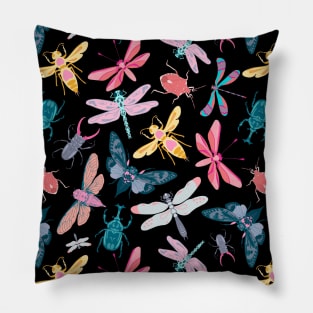 Insect repeat pattern Pillow