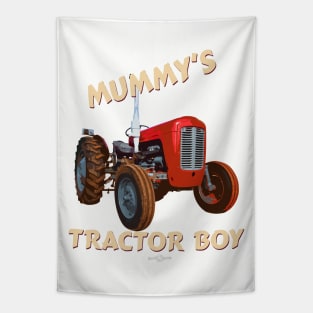 Mummy's tractor boy Tapestry