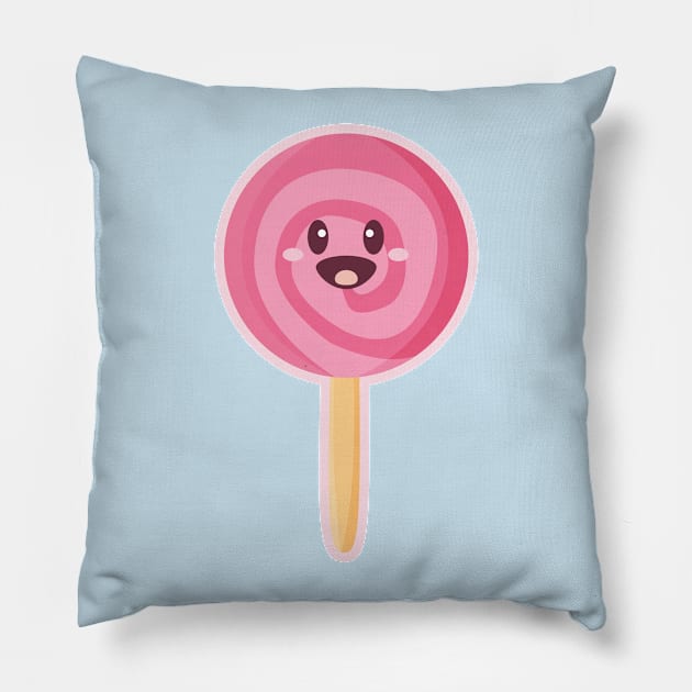 Kawaii Lollipop Pillow by KawaiiNir