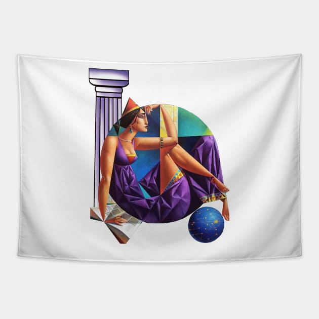 womwn Tapestry by ART&LINES