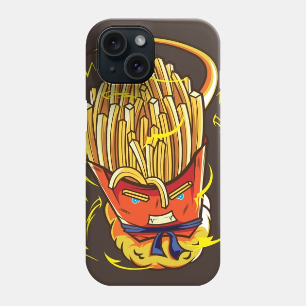 Saiyan Fries Phone Case by cungtudaeast