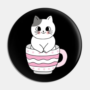 Cat In Glass Pin