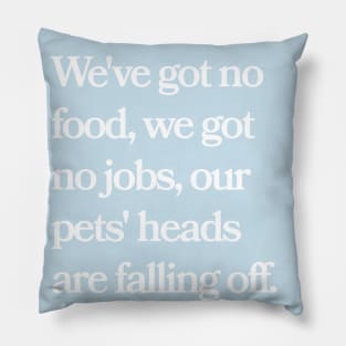 Pets' Heads Falling Off Pillow