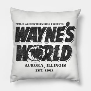 Wayne's World Lts Worn Pillow