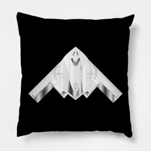 USAF B2 Spirit Stealth Bomber - White Pillow