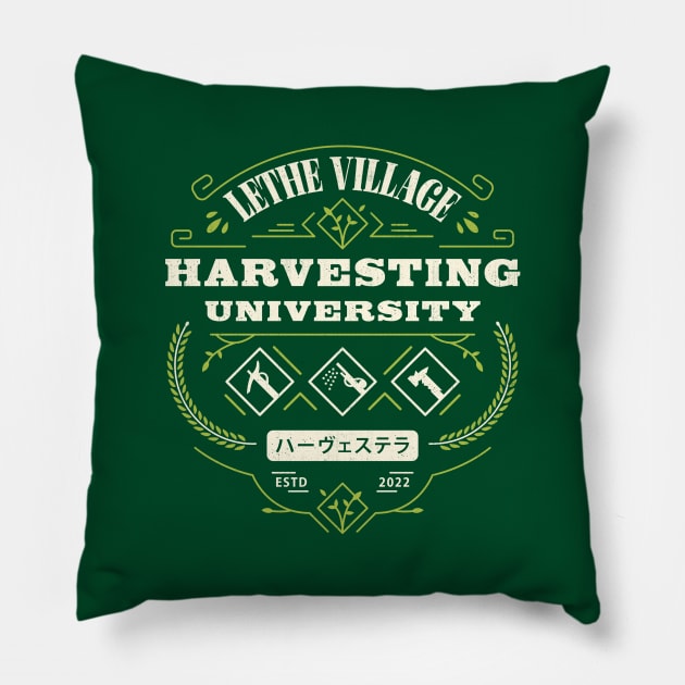 Lethe Village University Pillow by Lagelantee