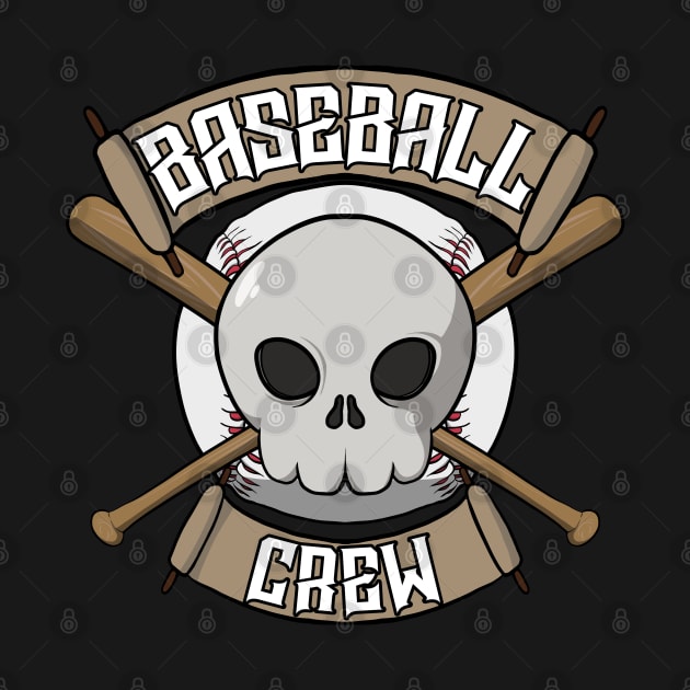 Baseball crew Jolly Roger Pirate flag by RampArt