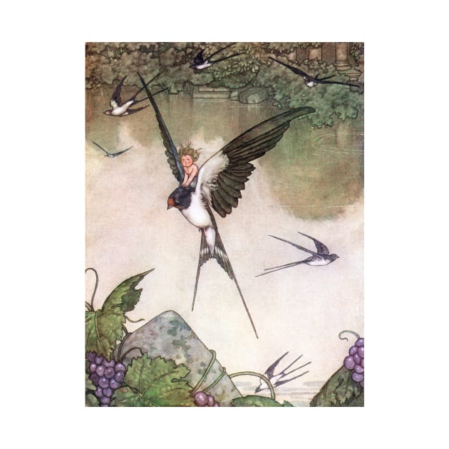 Tommelise by William Heath Robinson by vintage-art