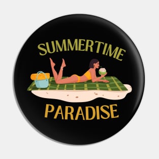 Hello summer Beach summertime Adventure travel lover palm tree sun Pin