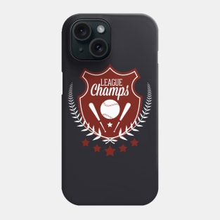 League Champs Beseball Team Phone Case