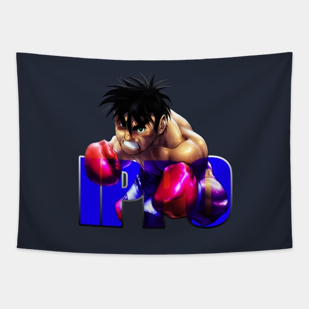 Ippo the boxer Tapestry by Markusian