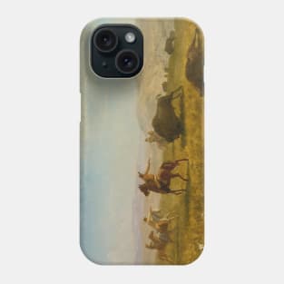 The Wild West by Albert Bierstadt Phone Case