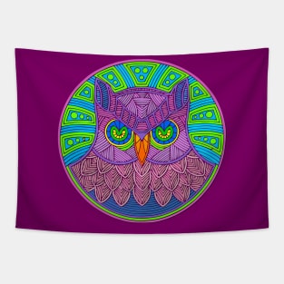 Beautiful Owl Art Tapestry