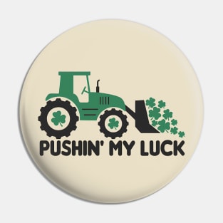 Pushing My Luck Kids St Patrick's Day Pin