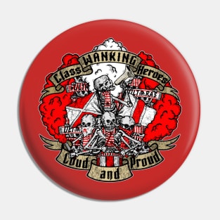 LOUD AND PROUD! (red and white edition) ULTRAS Pin