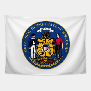 Wisconsin State Seal Tapestry