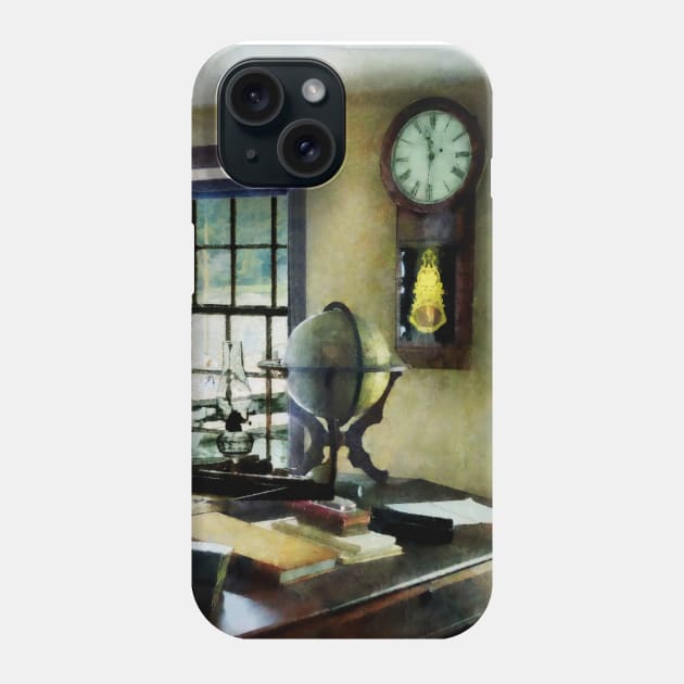 Lawyers - Lawyer's Office With Globe Phone Case by SusanSavad