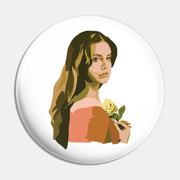 Lana With Rose Pin by annamckay