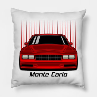 Racing Red Monte Carlo Art Pillow